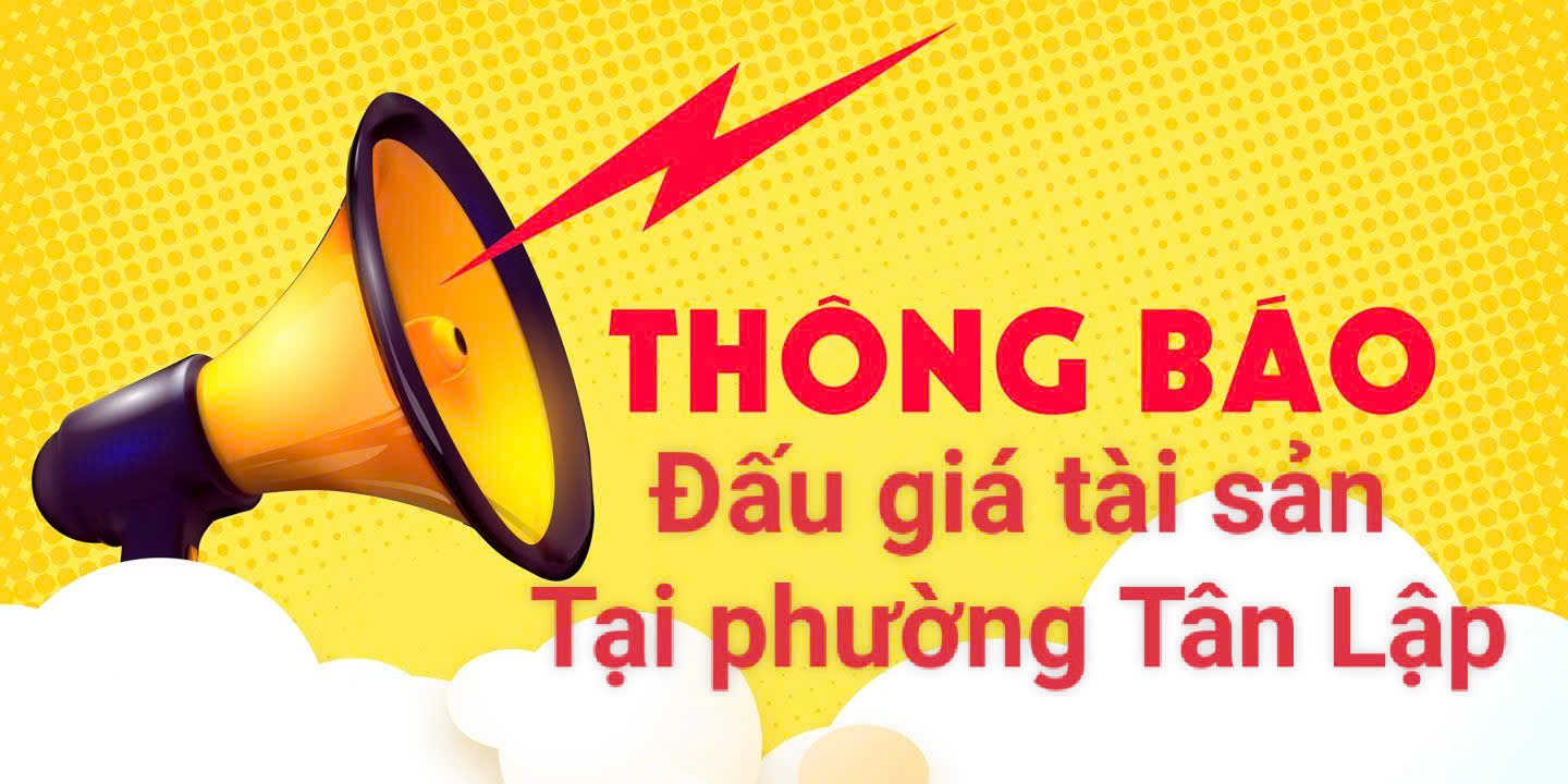 Thông báo về việc đấu giá 40 thửa đất tại phường Tân Lập, tỉnh Đắk Lắk